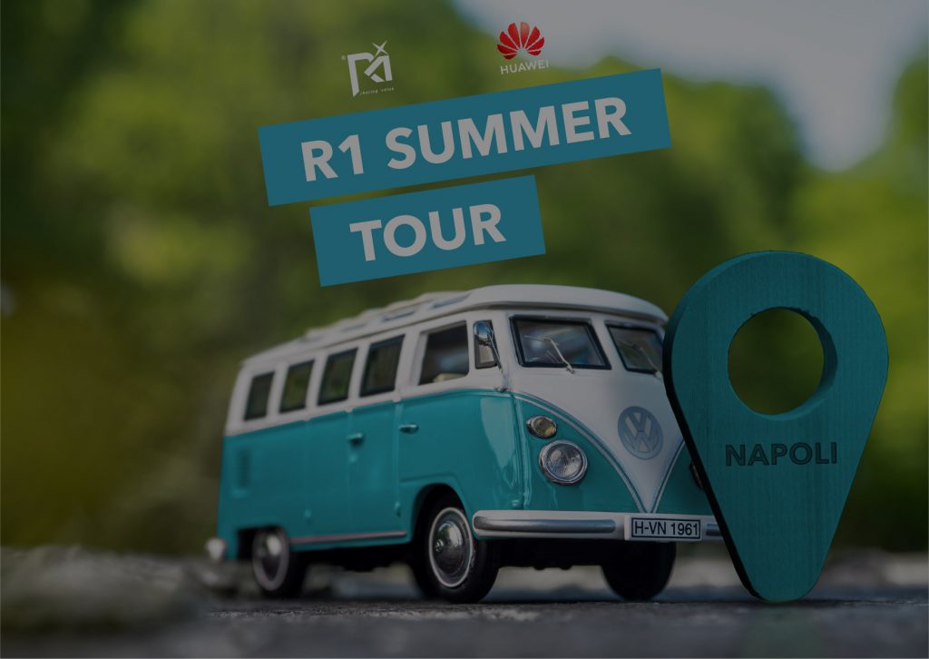 L'R1 Summer Tour fa tappa a Napoli. Giovedì 22 luglio saremo con R1 S.p.A. e Huawei  per presentare di nuovo la nostra offerta a supporto del vostro business.